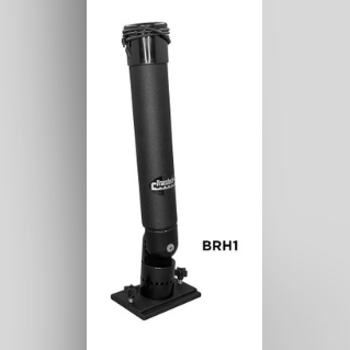 RH1 / Single Lift and Turn Rod Holder with Track Base Plate