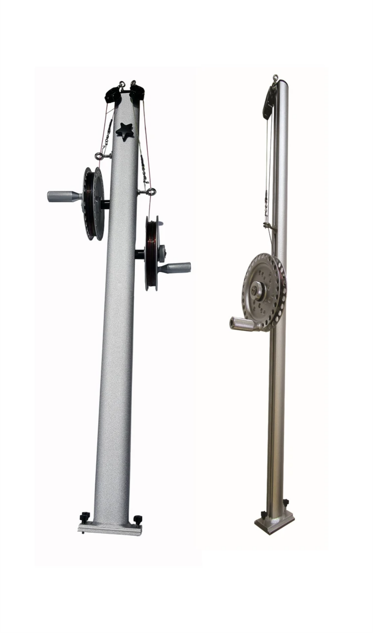 ADPM-200 / Dual Reel Adjustable Planer Board Mast with Aluminum Reels