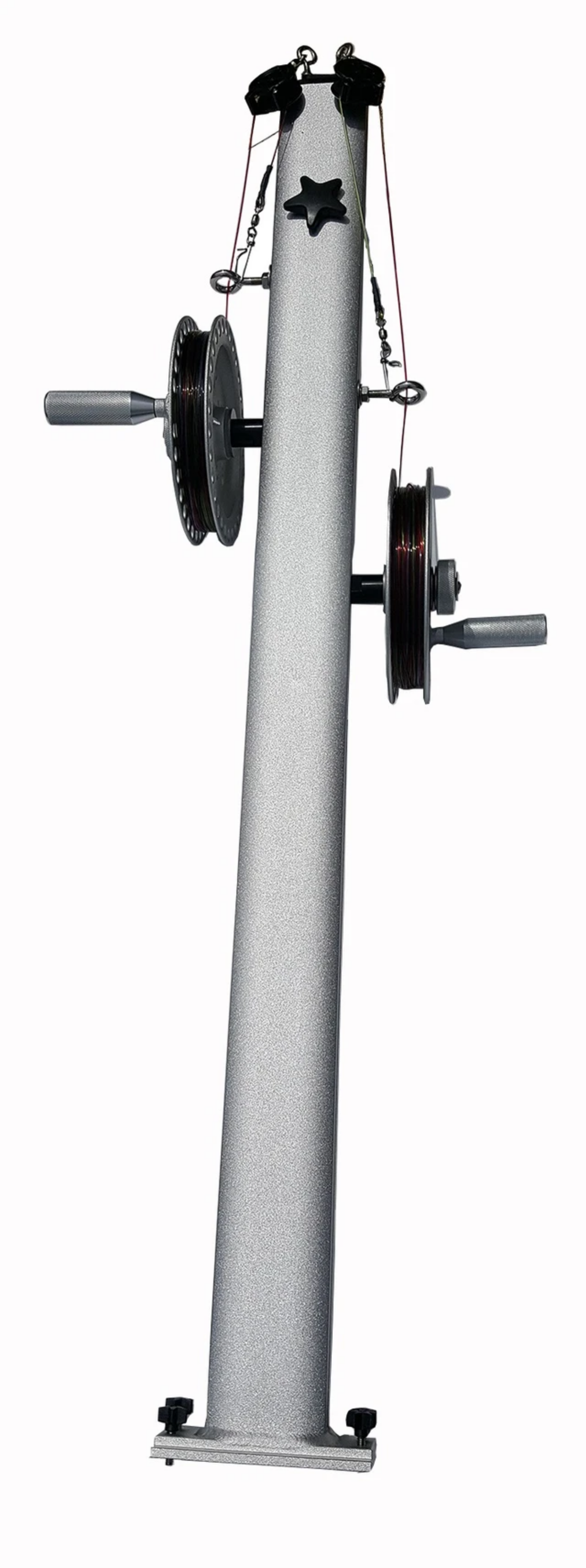 ADPM-200 / Dual Reel Adjustable Planer Board Mast with Aluminum Reels