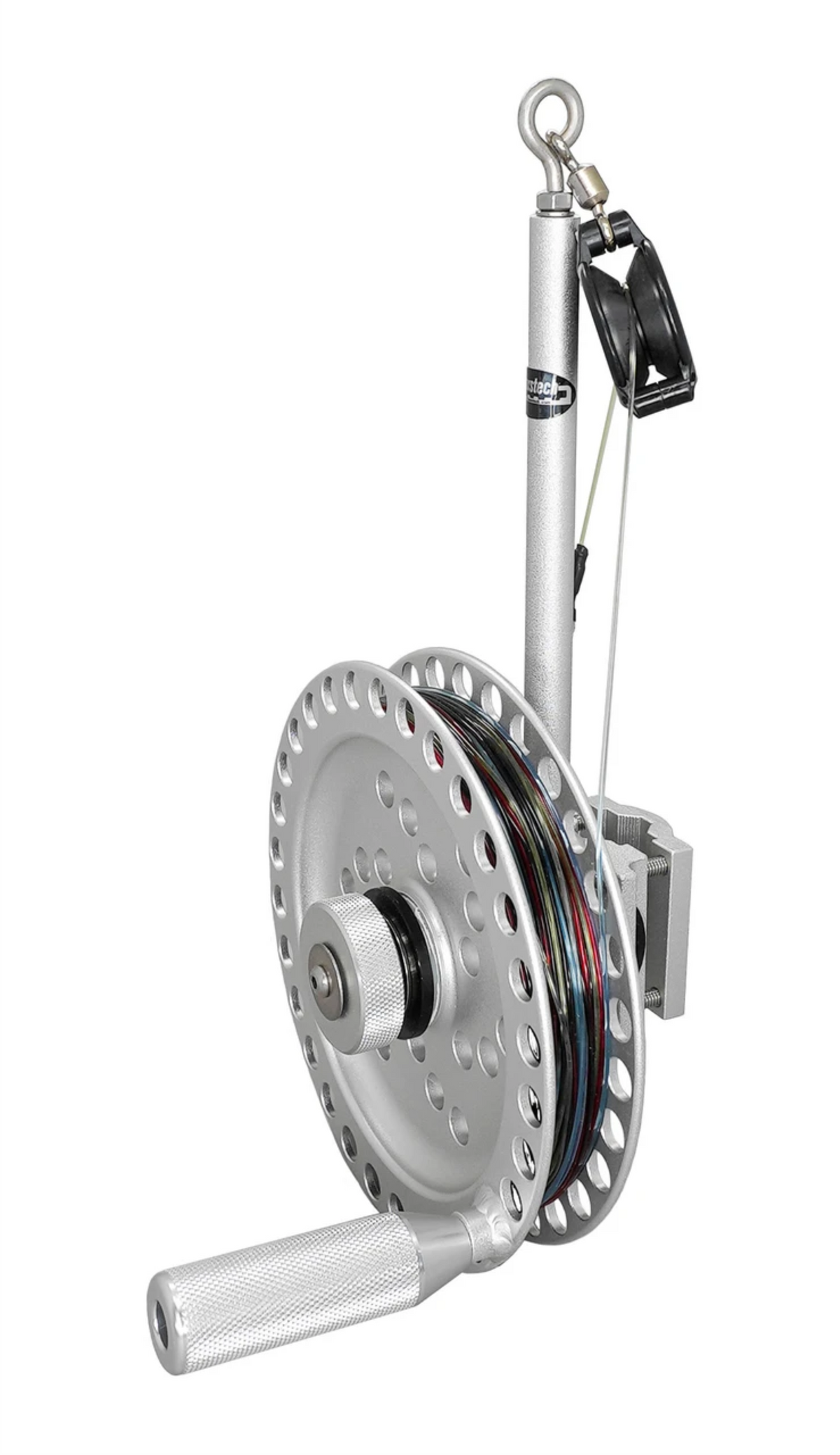 APR-3000 / Aluminum Planer Board Reel with Clamp – Fits 1-1/4" to 2" Rails