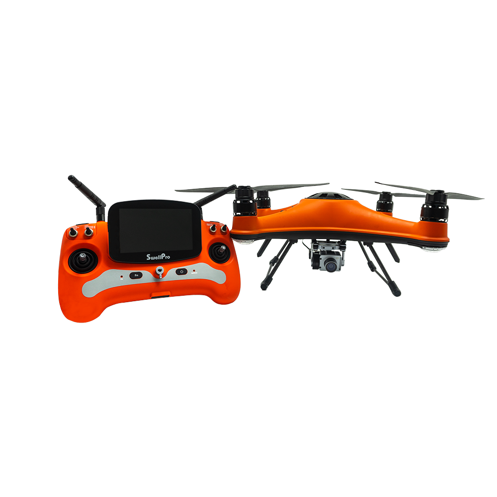 SwellPro Fisherman FD3 drone and controller together