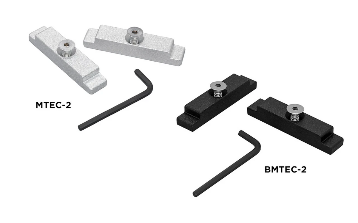 MTEC-2 / Aluminum Mounting Track Endcaps (2 Pack)