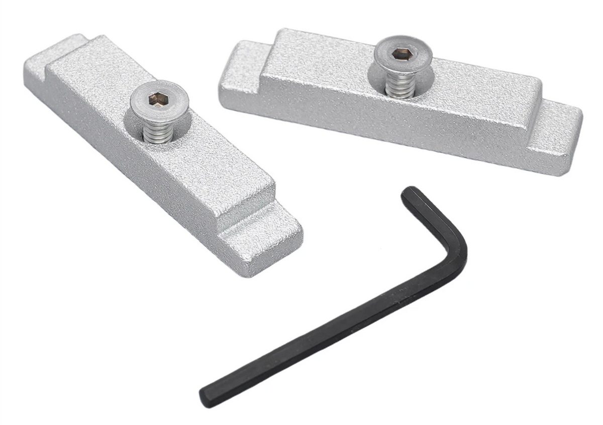 MTEC-2 / Aluminum Mounting Track Endcaps (2 Pack)