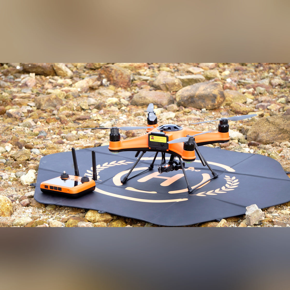 SwellPro SplashDrone 4+ drone and controller together