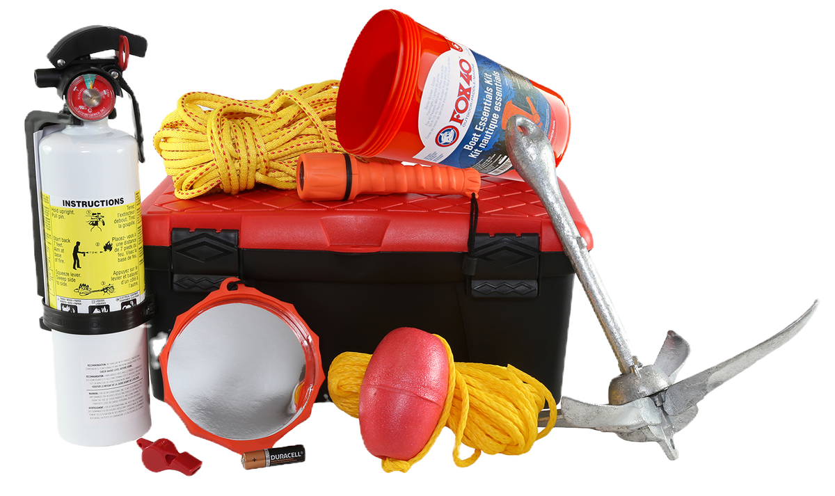 Fox 40 Deluxe Boating Kit contents