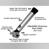 RRH-230 / Adjustable Aluminum Rod Holder