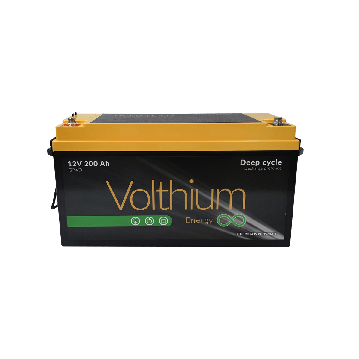 Volthium 12V 200Ah Self-Heating Battery – 4D
