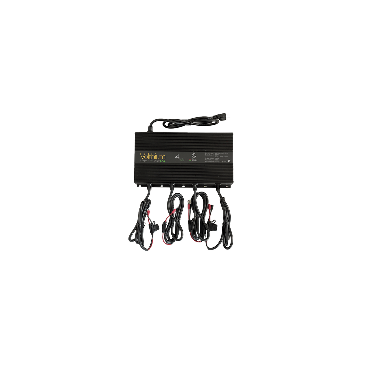 Volthium 4 Bank 40A Charger – 10A Per Output