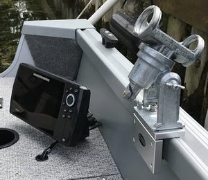 alumacraft fishing rod holders Brocraft Storage for Boat /AlumaTrac Bracket System 3 R Practical and dependable perfect for serious fishing enthusiasts. Brocraft Alumacraft Boats AlumaTrac mounting
