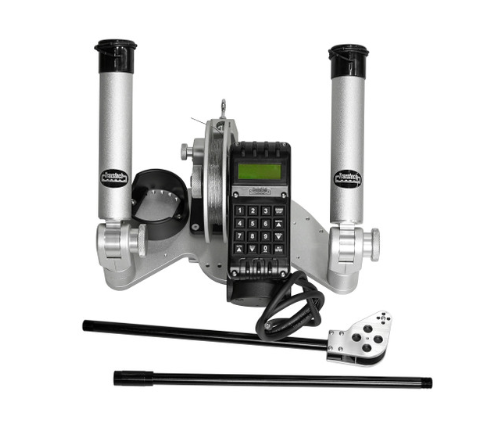 MDDRES-400 MacDaddy Downrigger w/ Ratcheting Rod Holder, Weight Caddy and Deep Wing Arm