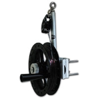 PR-3000 / Lexan Planer Reel with Round Rail Clamp. Fits 1 1/4" to 2" diameter