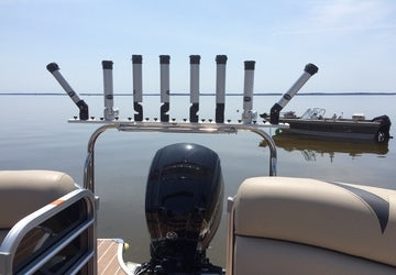 RH1 Single Lift and Turn Rod Holder with Track Base Plate