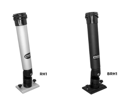 RH1 / Single Lift and Turn Rod Holder with Track Base Plate