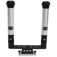 RH2 / Double Lift and Turn Rod Holder with Track Mount Base